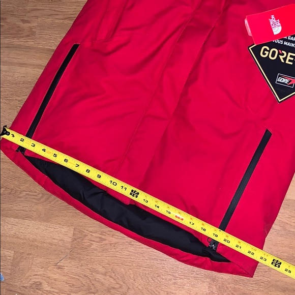 NWT The North Face Defdown Parka GTX, Red, Medium - Picture 6 of 16